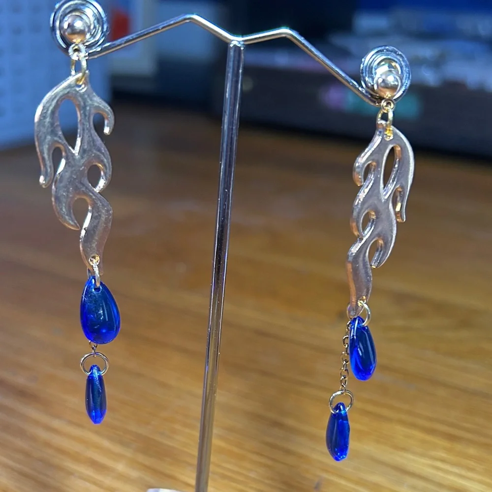 3/$25 Fire Dangle Earrings - Picture 4 of 4